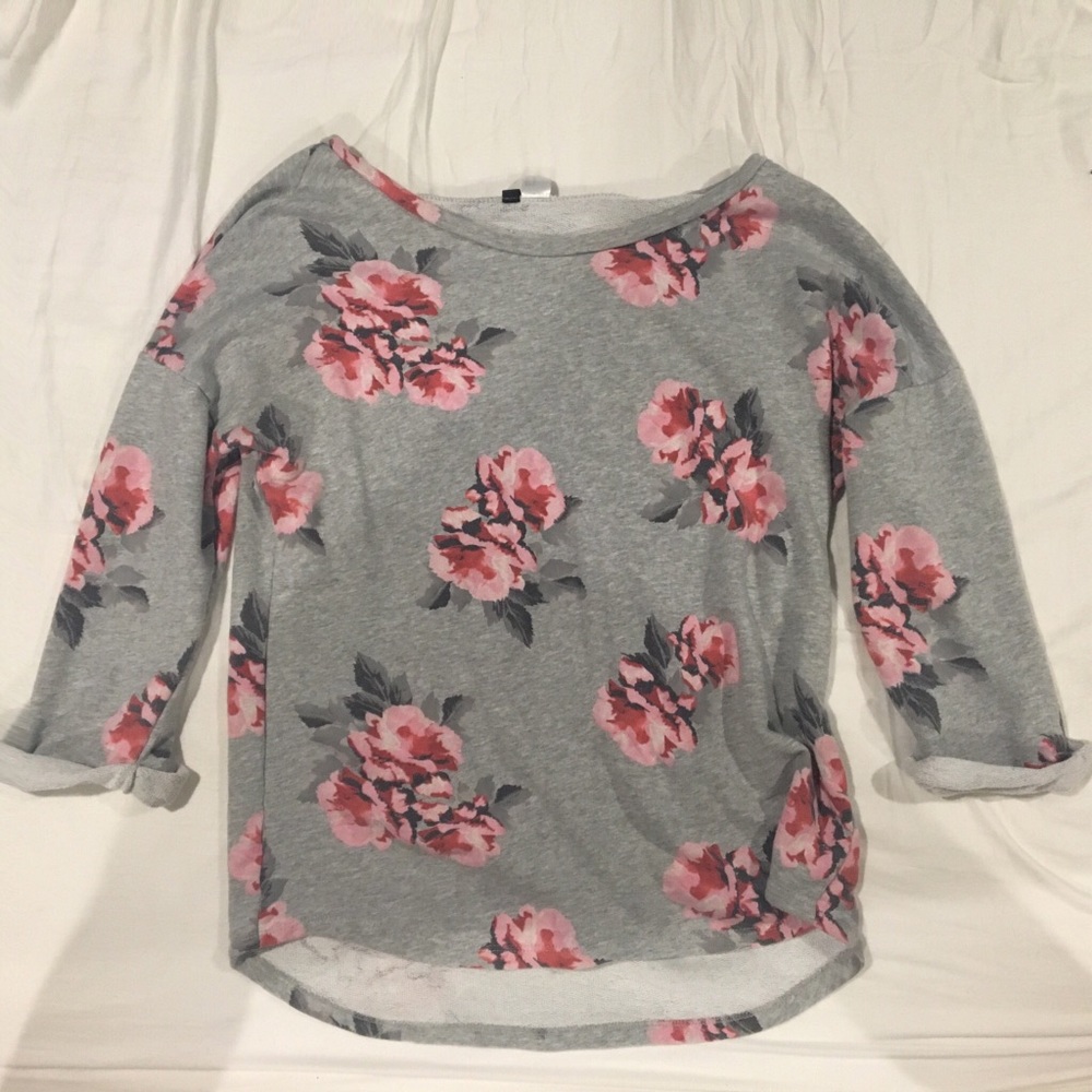 Divided H&M Floral Sweater || ASO Lydia Martin